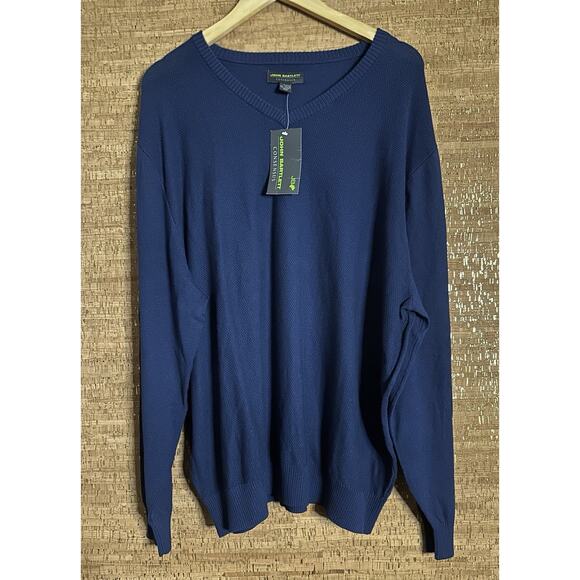 John Bartlett Consensus Navy BLUE men's Sweater XXL - Picture 1 of 8